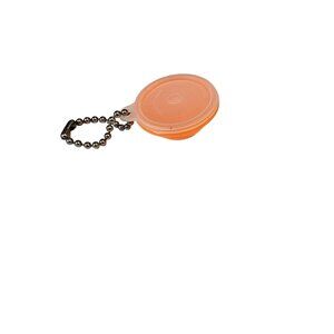 VINTAGE Mini Tupperware Keychain Wonderlier Bowl Florescent Orange